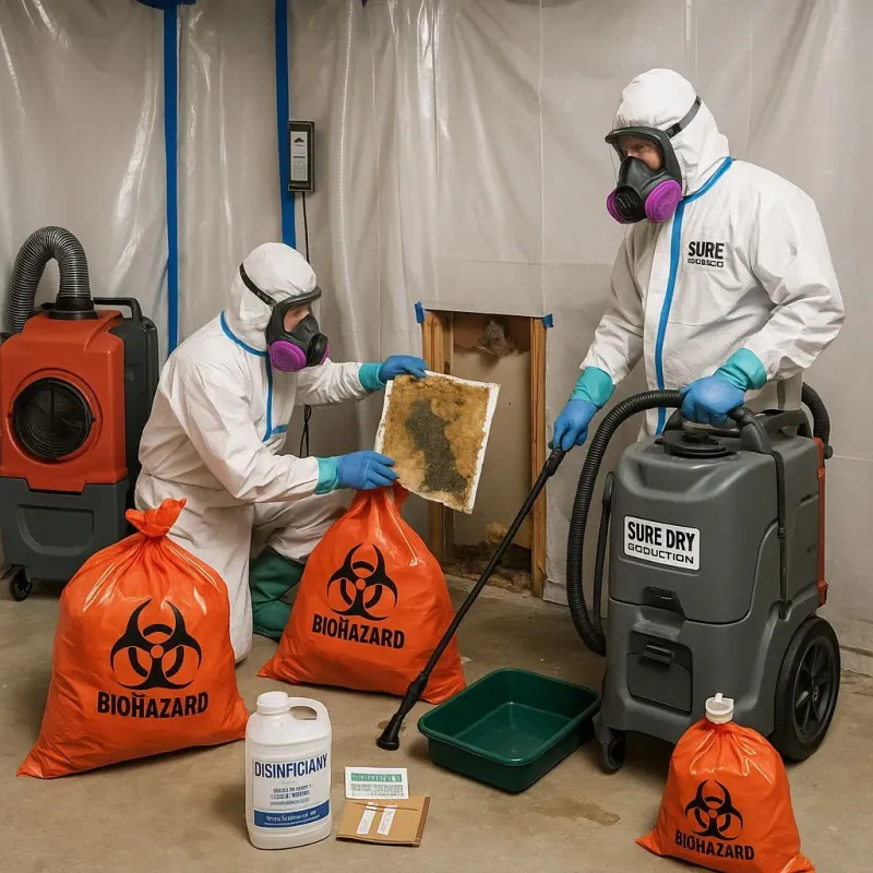 Contaminated Water Handling Protocols process in Colwyn, PA